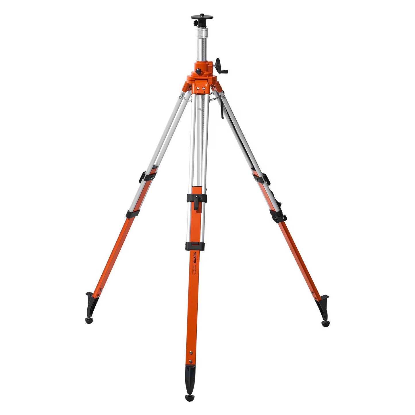 Laser Level Tripod Stand 5/8-11 Thread 45.07-114.37 in Height Aluminum Alloy Knob Lock 3 Leg Sections